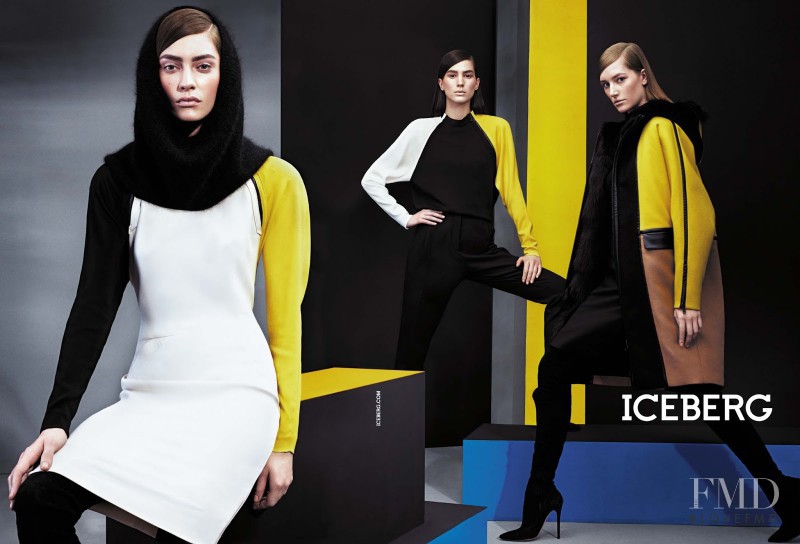 Joséphine Le Tutour featured in  the Iceberg advertisement for Autumn/Winter 2013
