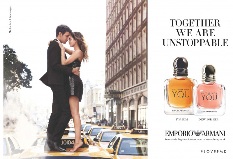 Armani Beauty Emporio Armani Together We Are Unstoppable Fragrance advertisement for Autumn/Winter 2019