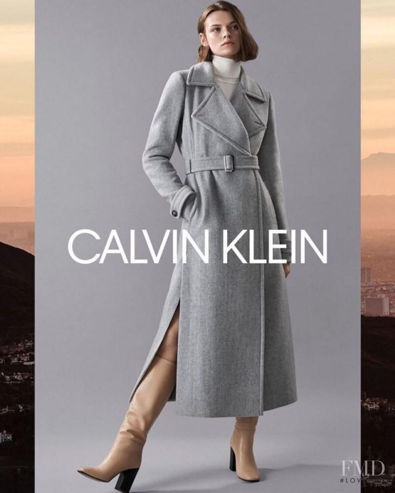 Cara Taylor featured in  the Calvin Klein advertisement for Autumn/Winter 2019