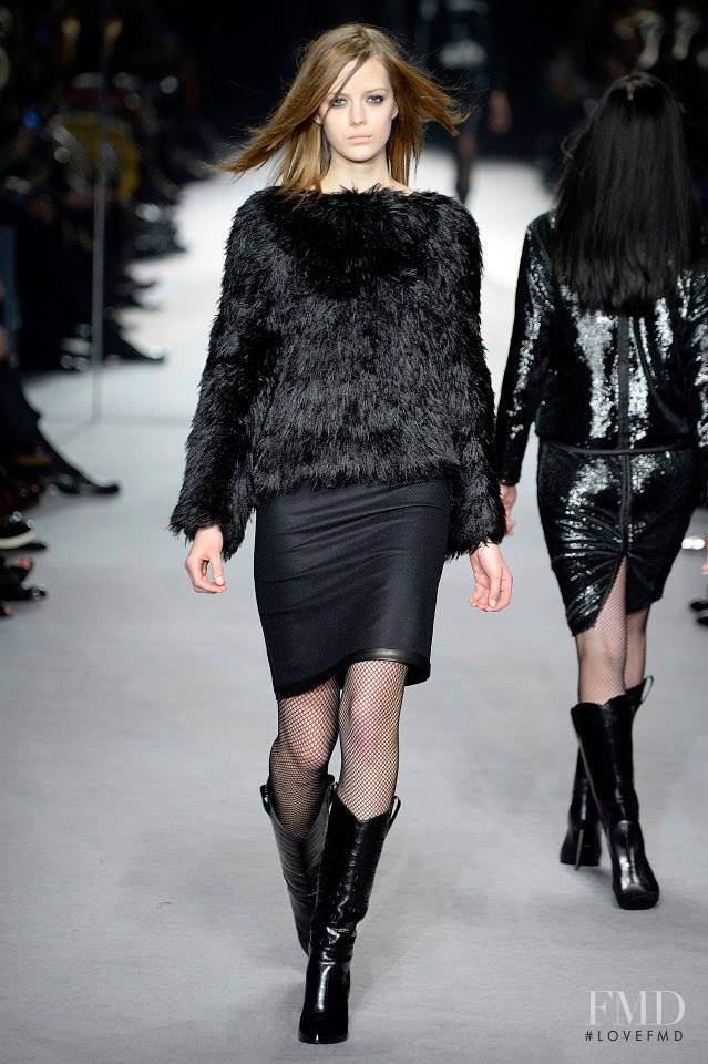 Esther Heesch featured in  the Tom Ford fashion show for Autumn/Winter 2014