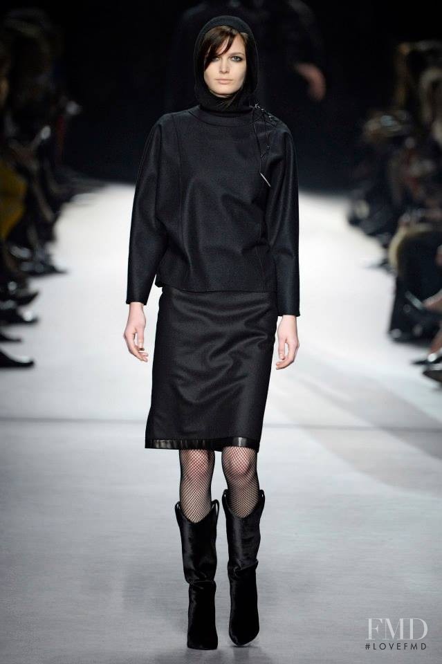 Zlata Mangafic featured in  the Tom Ford fashion show for Autumn/Winter 2014