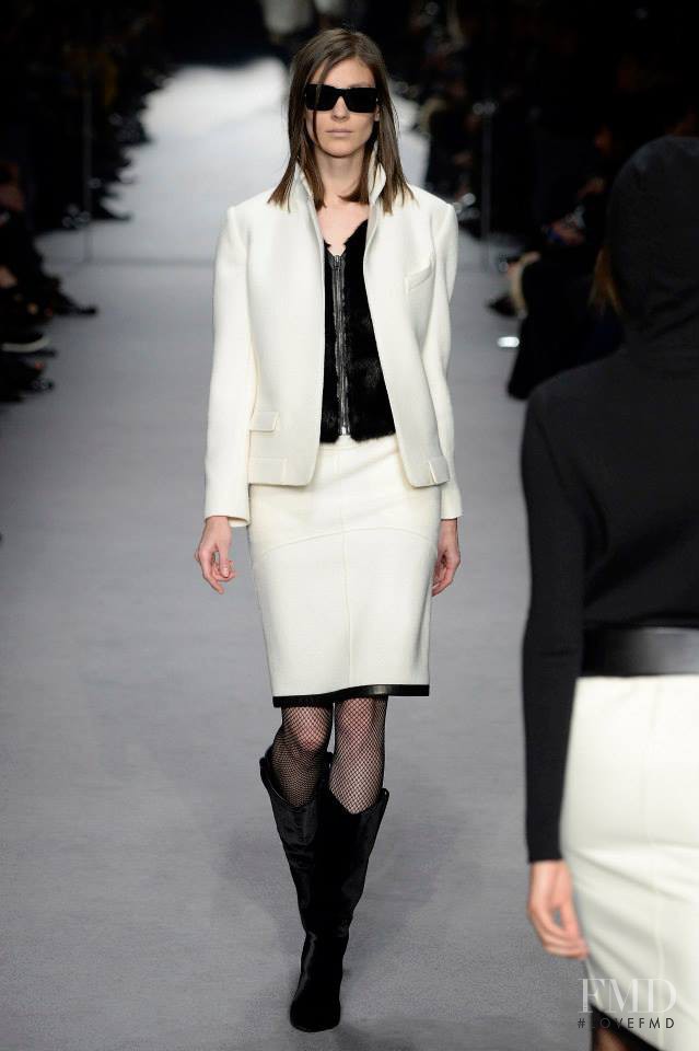 Kati Nescher featured in  the Tom Ford fashion show for Autumn/Winter 2014