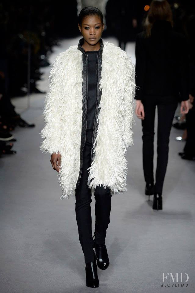 Betty Adewole featured in  the Tom Ford fashion show for Autumn/Winter 2014