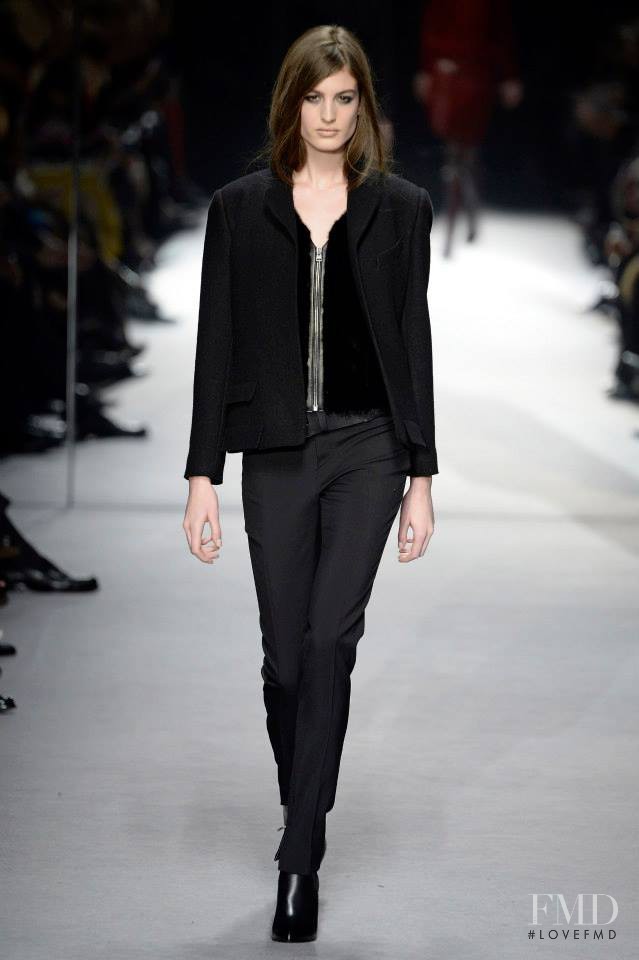 Elodia Prieto featured in  the Tom Ford fashion show for Autumn/Winter 2014
