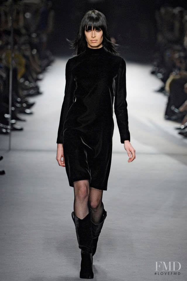 Sabrina Ioffreda featured in  the Tom Ford fashion show for Autumn/Winter 2014