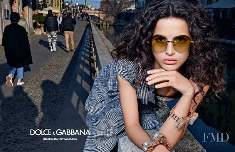 Chiara Scelsi featured in  the Dolce & Gabbana - Eyewear advertisement for Autumn/Winter 2019