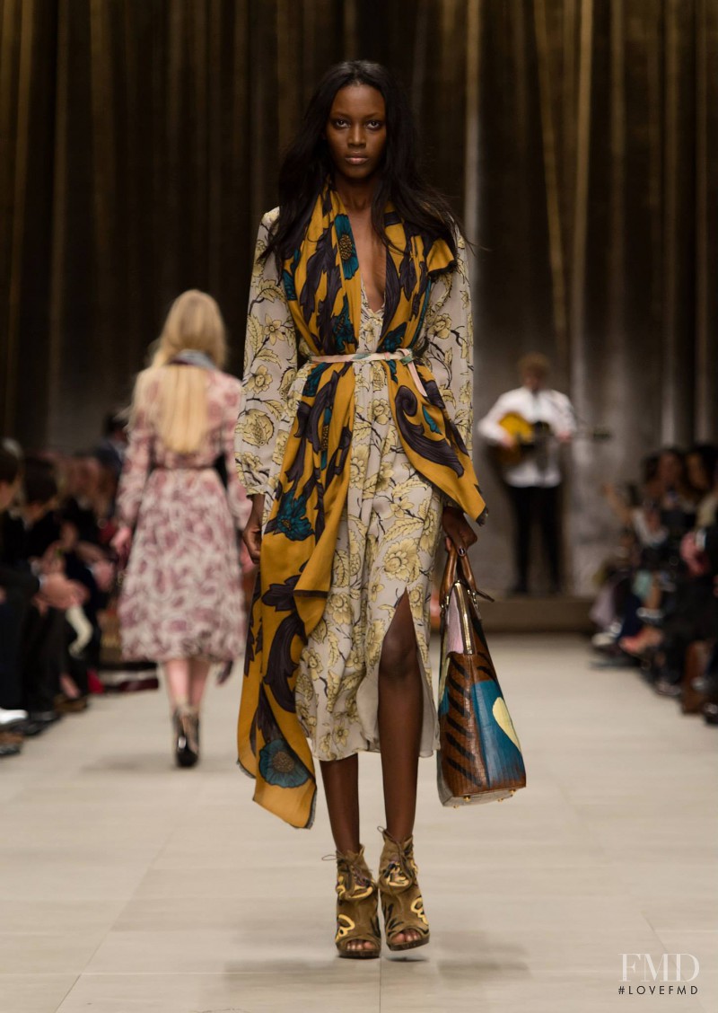 Kai Newman featured in  the Burberry Prorsum fashion show for Autumn/Winter 2014