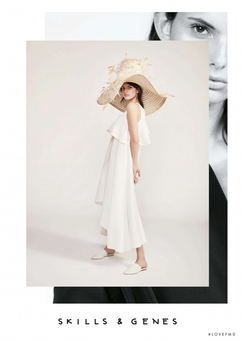 Giulia Manini featured in  the Skills & Genes advertisement for Spring/Summer 2019