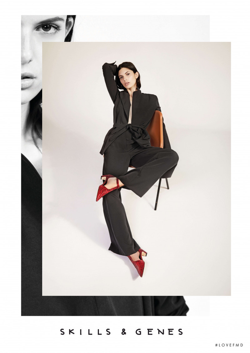 Giulia Manini featured in  the Skills & Genes advertisement for Spring/Summer 2019