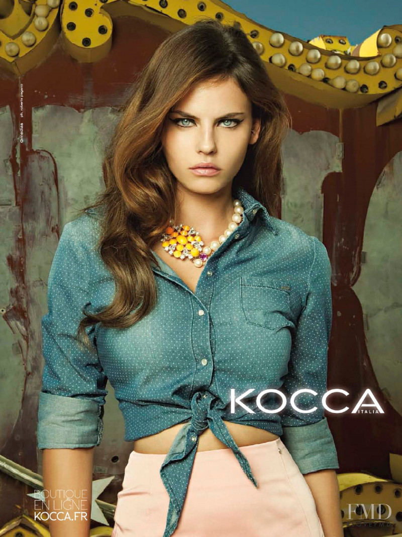 Daniela Freitas featured in  the Kocca advertisement for Spring/Summer 2013