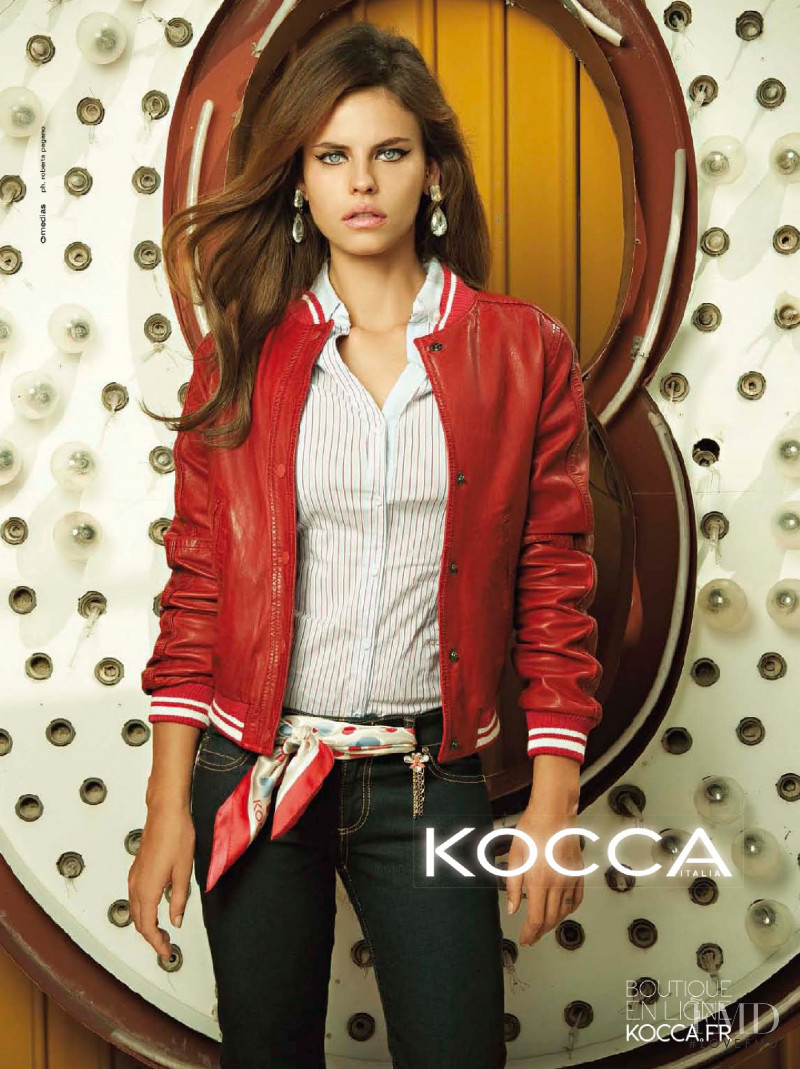Daniela Freitas featured in  the Kocca advertisement for Spring/Summer 2013
