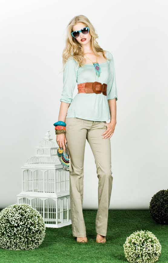 Terese Pagh Teglgaard featured in  the Kocca lookbook for Spring/Summer 2010