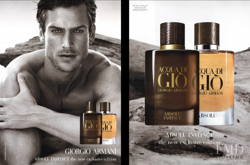 Jason Morgan featured in  the Armani Beauty Absolu Instinct - the new exclusive edition advertisement for Autumn/Winter 2019