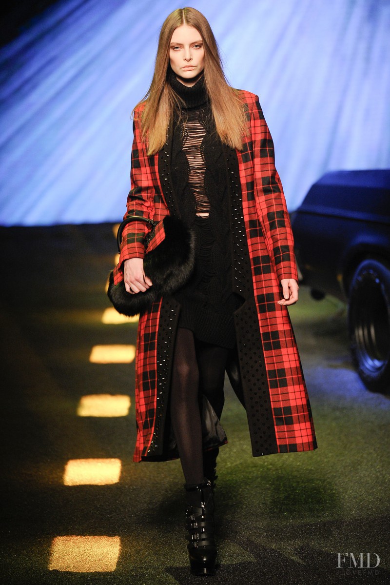 Auguste Abeliunaite featured in  the Philipp Plein fashion show for Autumn/Winter 2014