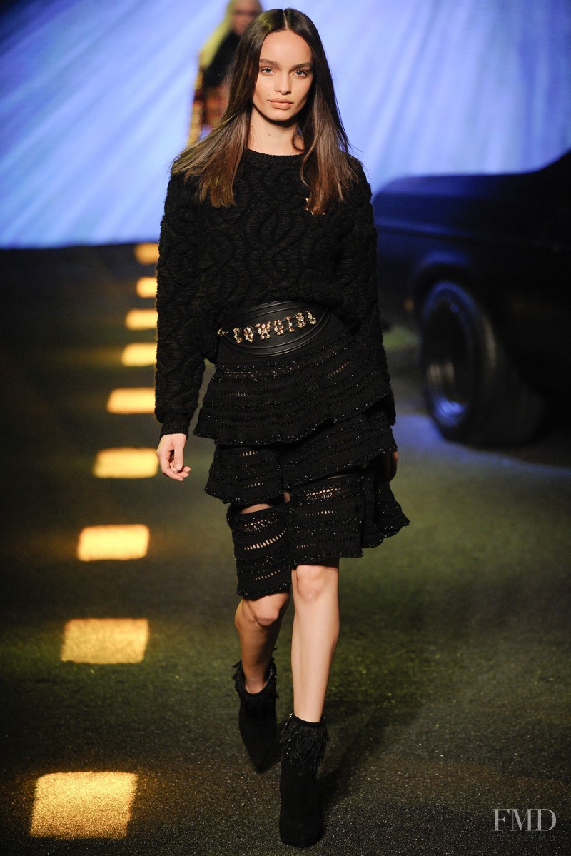 Luma Grothe featured in  the Philipp Plein fashion show for Autumn/Winter 2014
