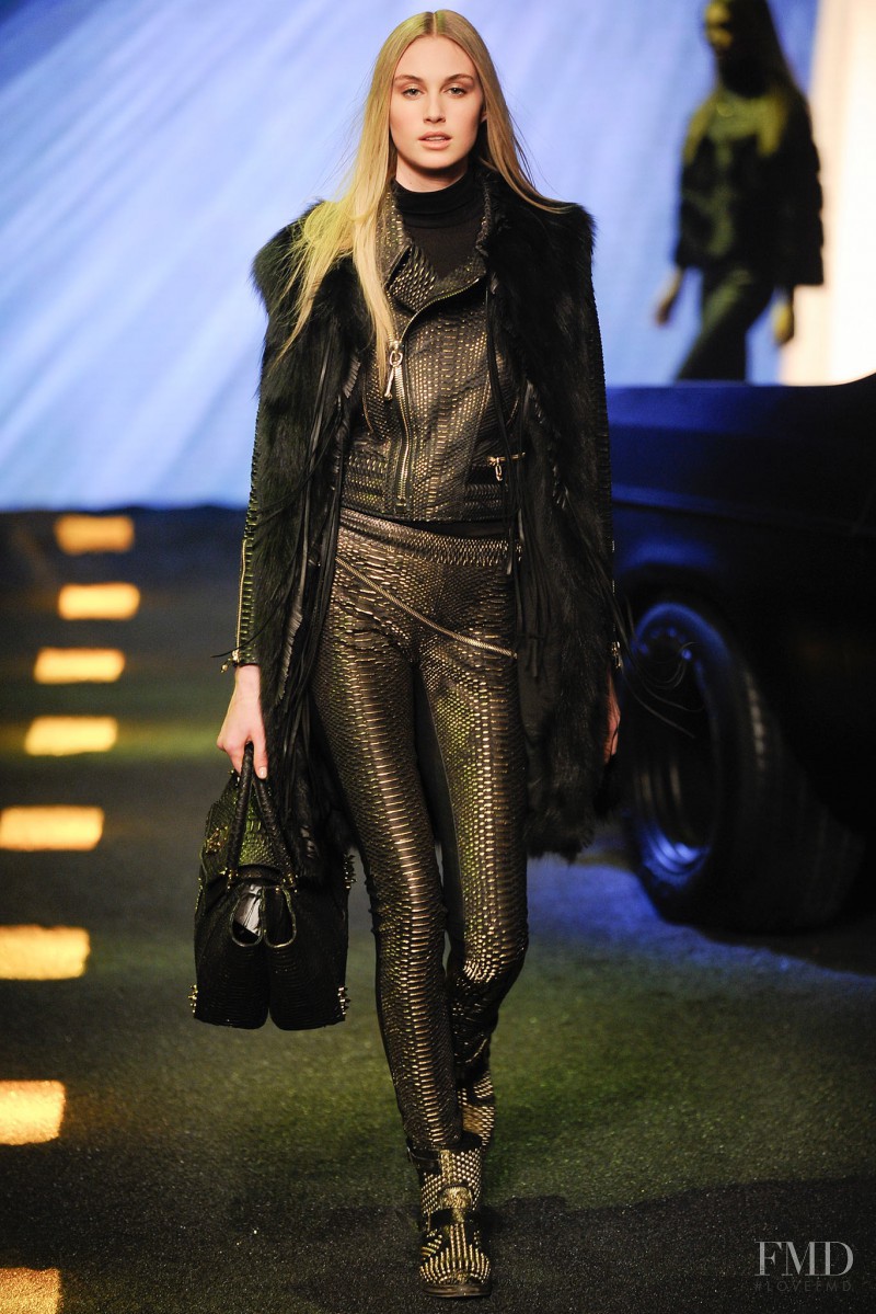 Dauphine McKee featured in  the Philipp Plein fashion show for Autumn/Winter 2014