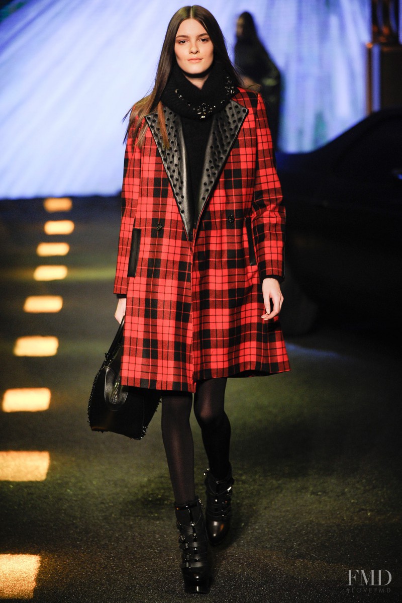 Kremi Otashliyska featured in  the Philipp Plein fashion show for Autumn/Winter 2014