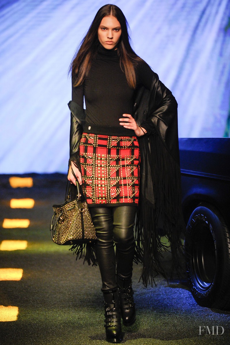 Maggie Jablonski featured in  the Philipp Plein fashion show for Autumn/Winter 2014