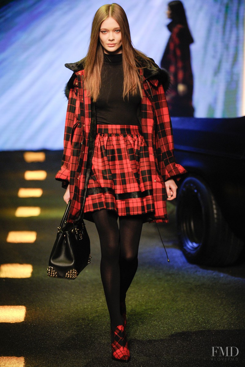 Tanya Katysheva featured in  the Philipp Plein fashion show for Autumn/Winter 2014