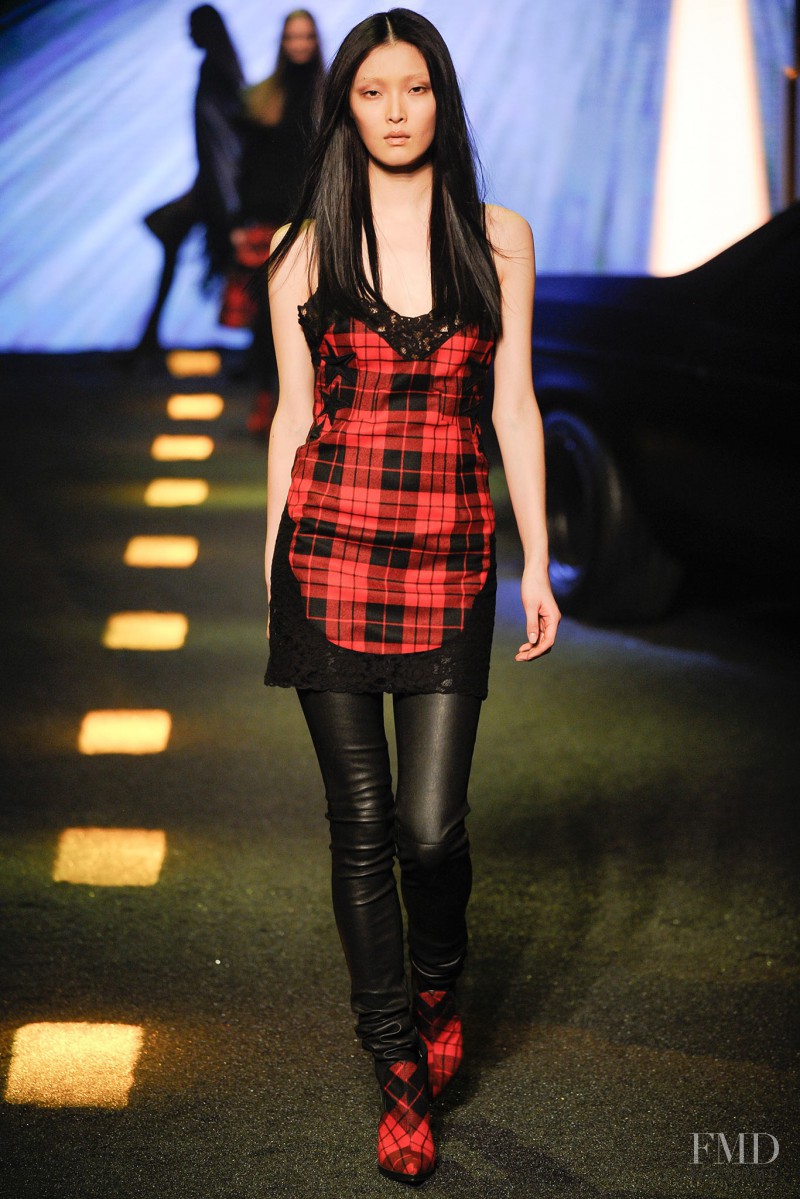 Sung Hee Kim featured in  the Philipp Plein fashion show for Autumn/Winter 2014