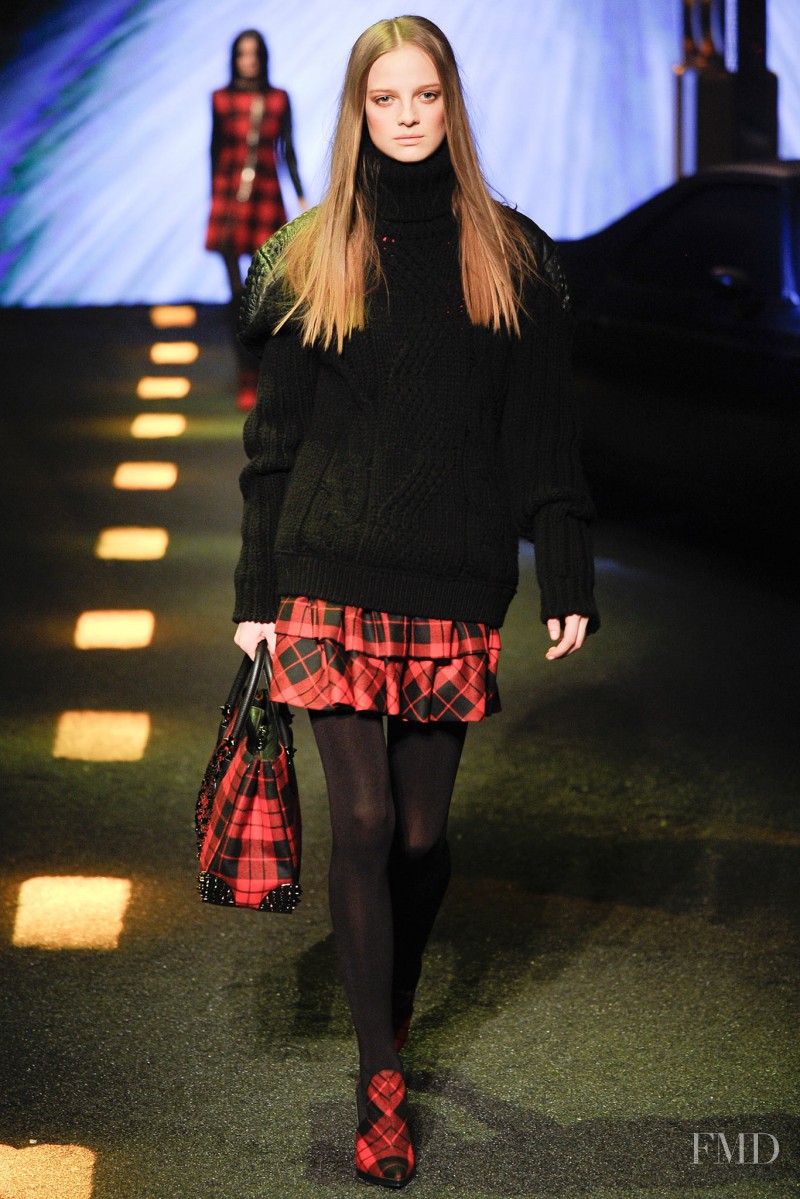 Ine Neefs featured in  the Philipp Plein fashion show for Autumn/Winter 2014