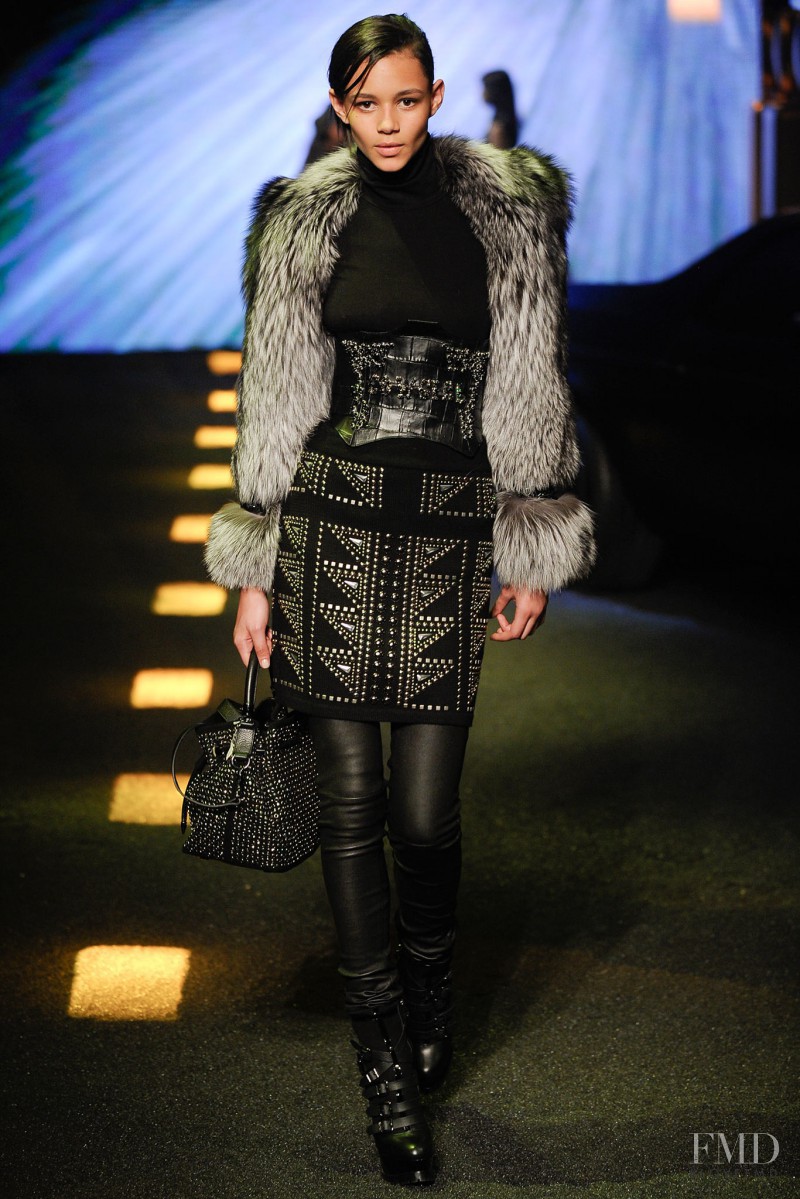 Binx Walton featured in  the Philipp Plein fashion show for Autumn/Winter 2014