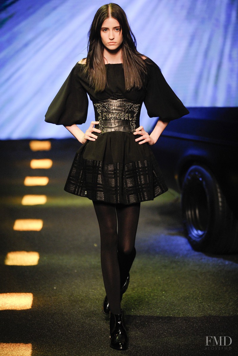 Rachael Robinson featured in  the Philipp Plein fashion show for Autumn/Winter 2014