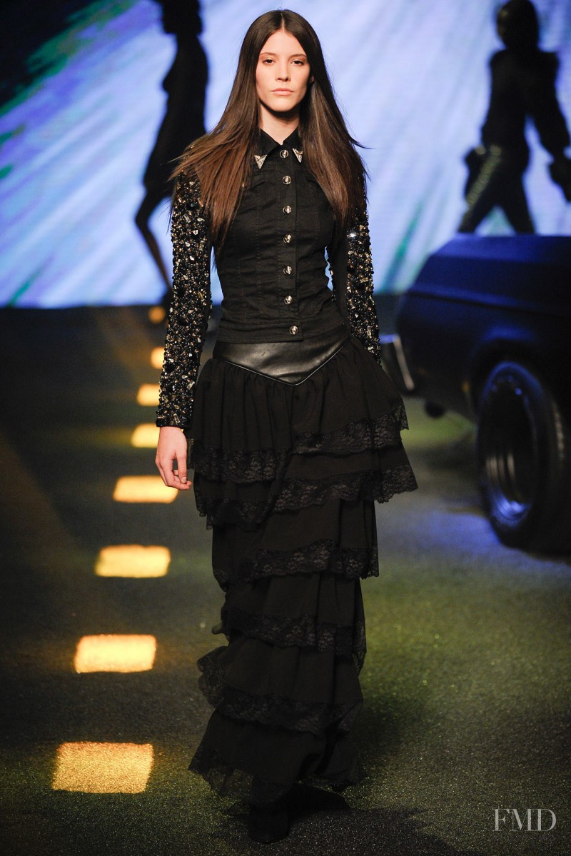 Carla Ciffoni featured in  the Philipp Plein fashion show for Autumn/Winter 2014