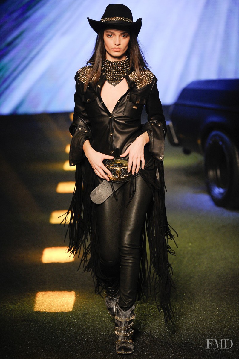 Luma Grothe featured in  the Philipp Plein fashion show for Autumn/Winter 2014