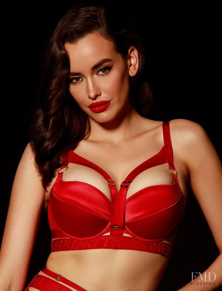 Sarah Stephens featured in  the Honey Birdette catalogue for Autumn/Winter 2019