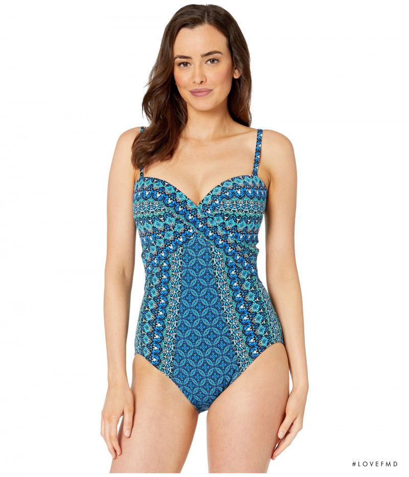 Sarah Stephens featured in  the Zappos Swimwear catalogue for Autumn/Winter 2019