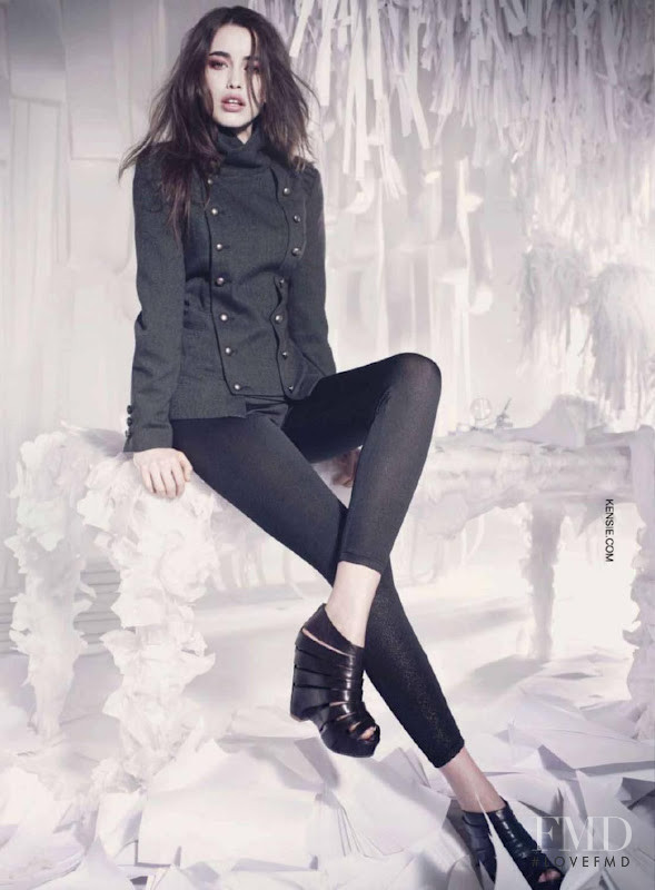 Sarah Stephens featured in  the kensie advertisement for Autumn/Winter 2010