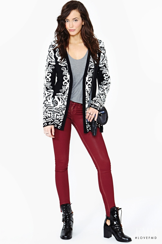 Sarah Stephens featured in  the Nasty Gal catalogue for Autumn/Winter 2013