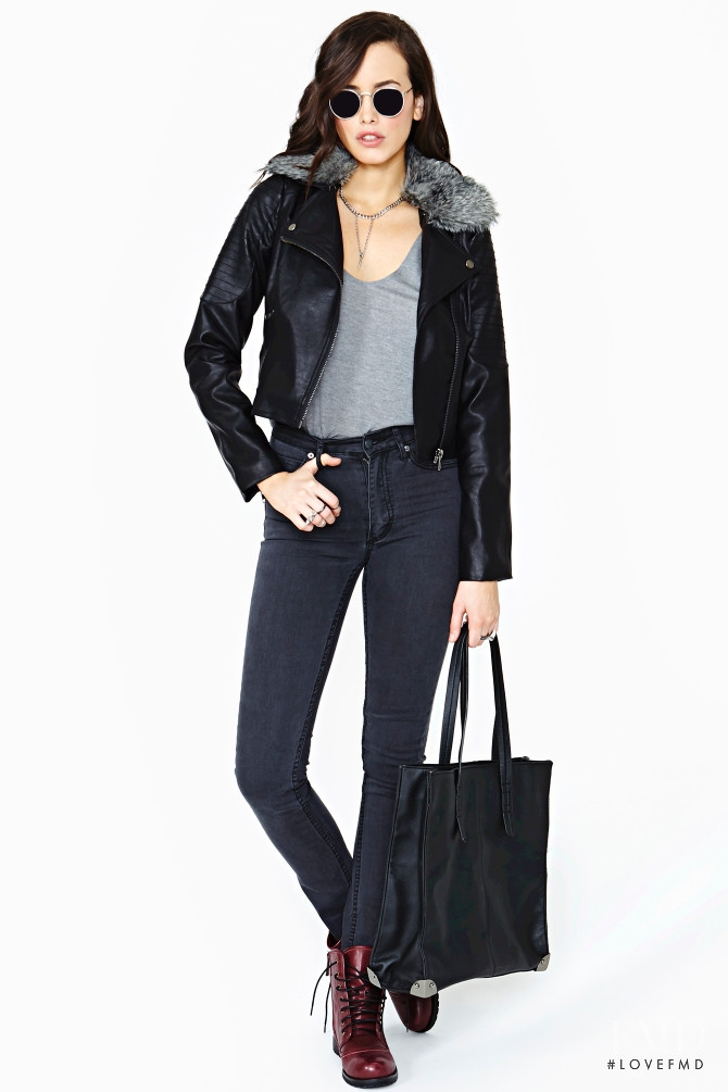 Sarah Stephens featured in  the Nasty Gal catalogue for Autumn/Winter 2013