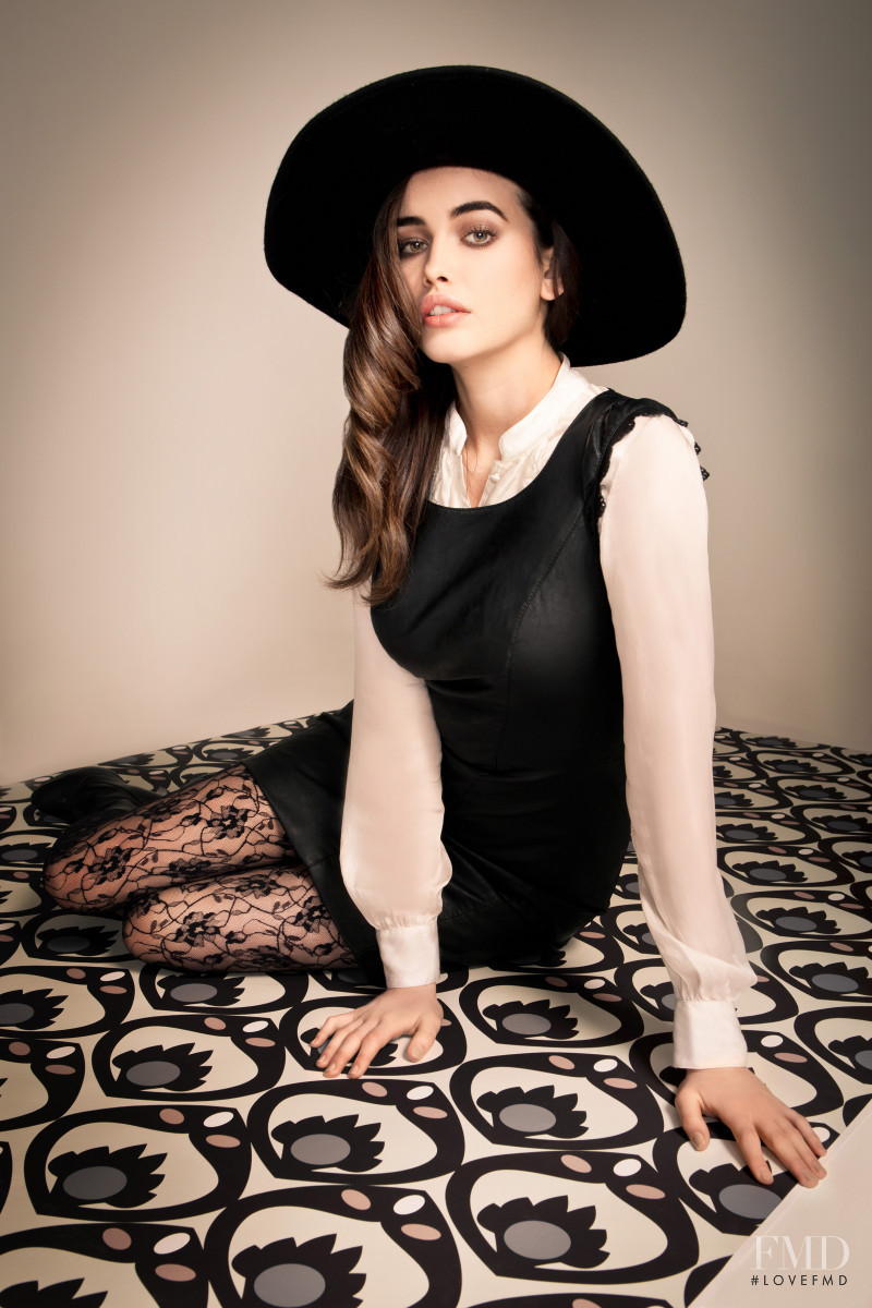 Sarah Stephens featured in  the JBC Alice Temperley lookbook for Fall 2012