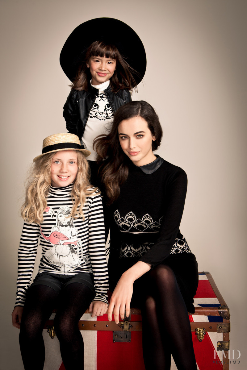 Sarah Stephens featured in  the JBC Alice Temperley lookbook for Fall 2012