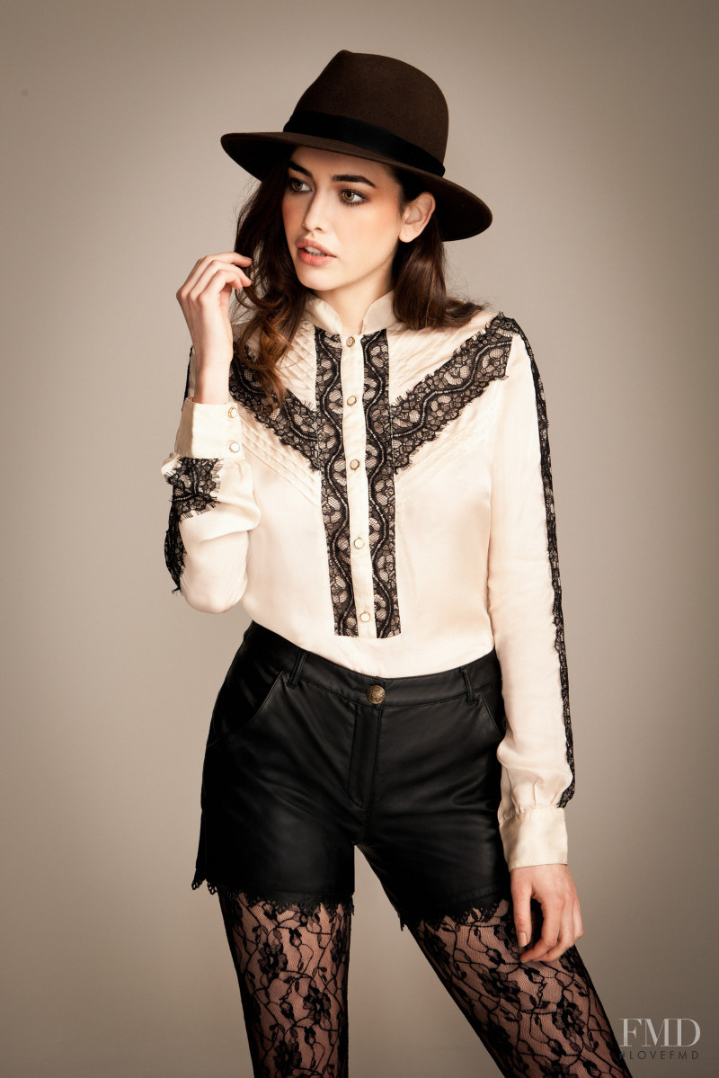 Sarah Stephens featured in  the JBC Alice Temperley lookbook for Fall 2012