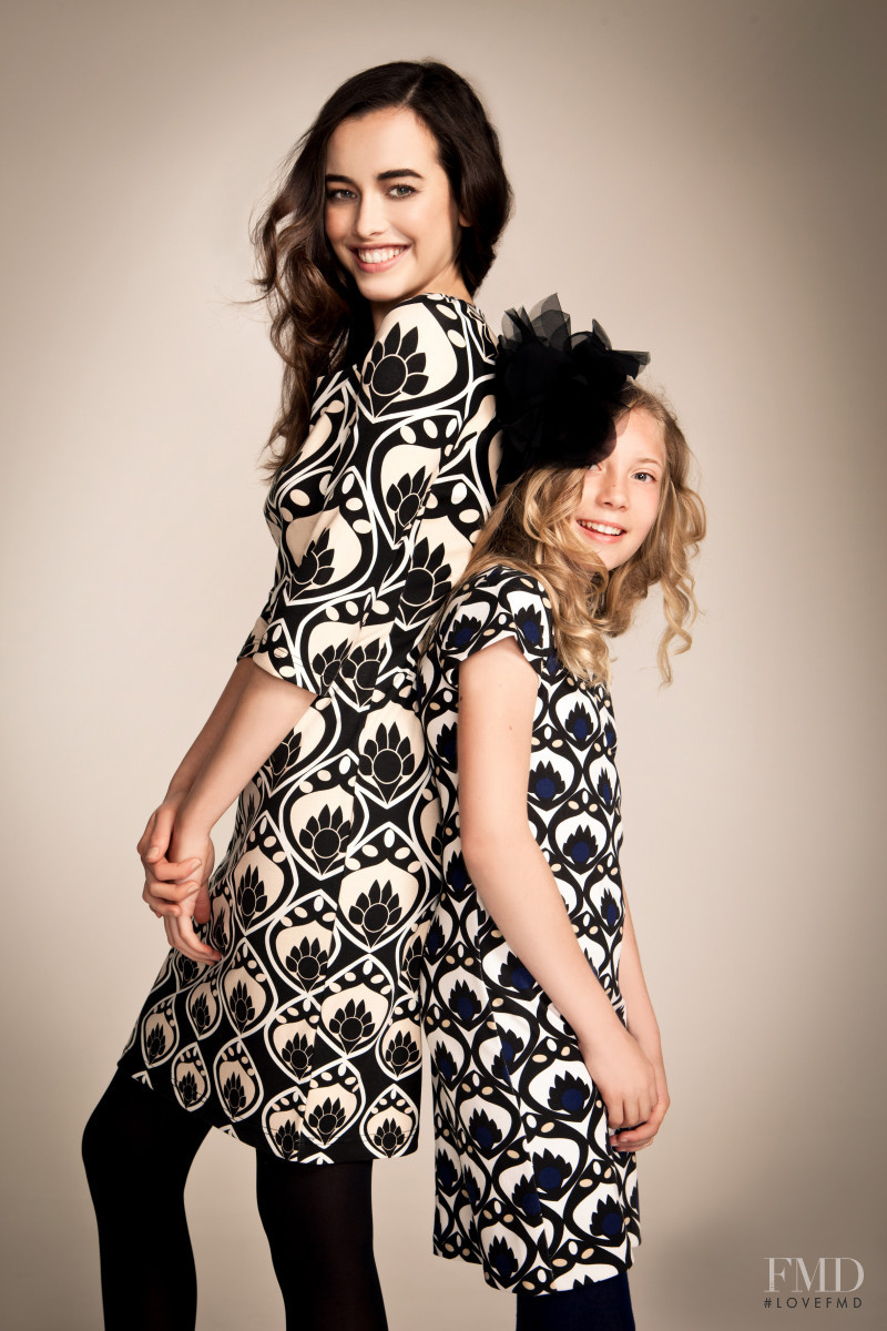 Sarah Stephens featured in  the JBC Alice Temperley lookbook for Fall 2012