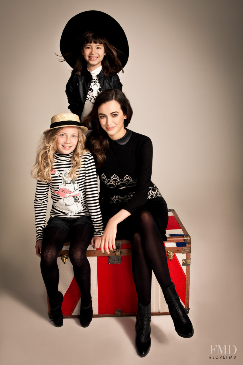 Sarah Stephens featured in  the JBC Alice Temperley lookbook for Fall 2012