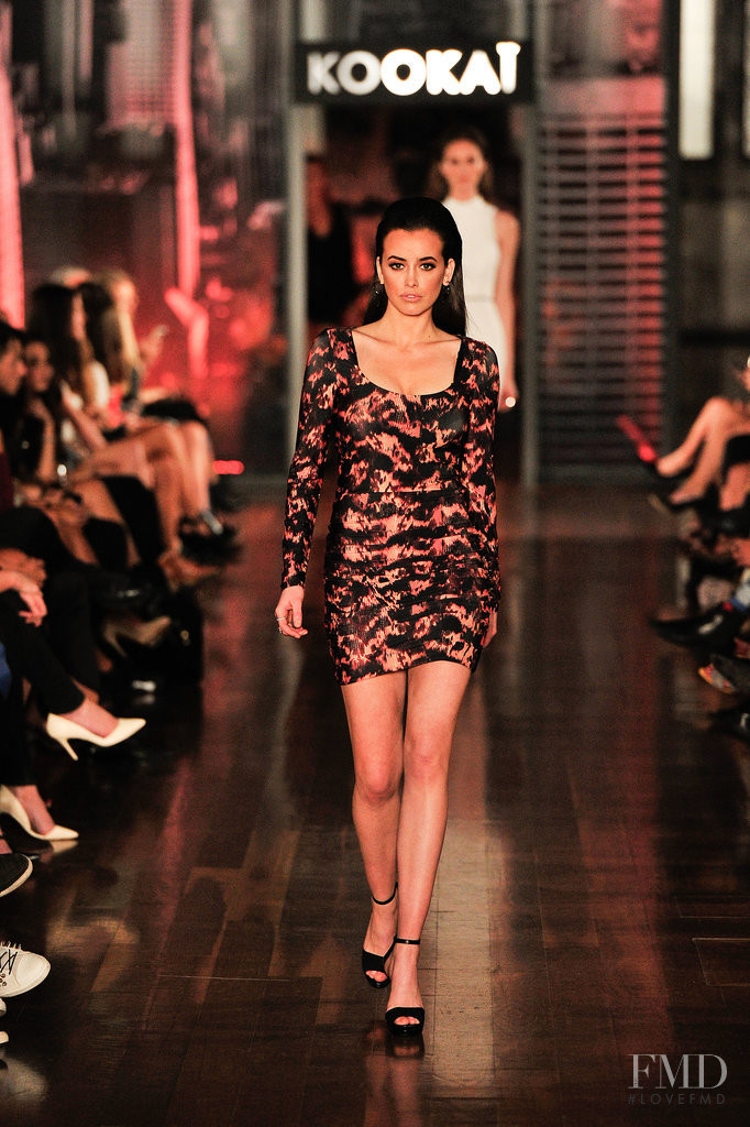 Sarah Stephens featured in  the KOOKAI fashion show for Autumn/Winter 2014