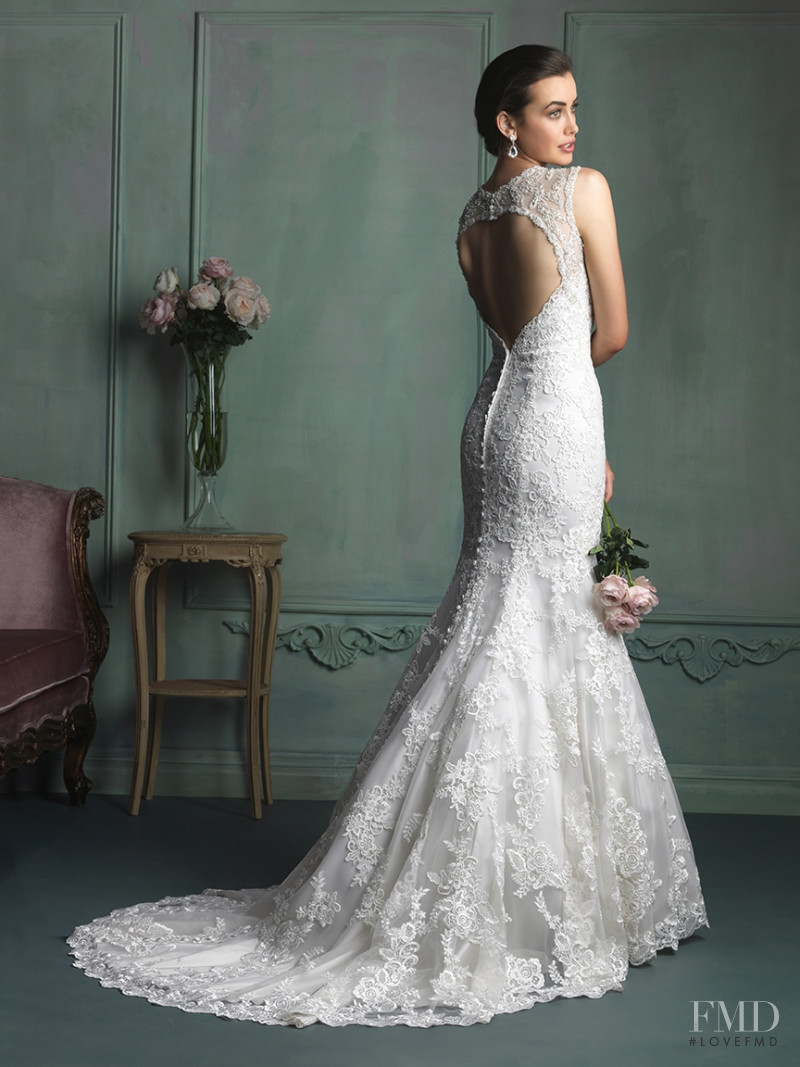Sarah Stephens featured in  the Allure Bridals catalogue for Spring/Summer 2014