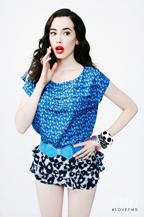 Sarah Stephens featured in  the Forever 21 advertisement for Spring/Summer 2011