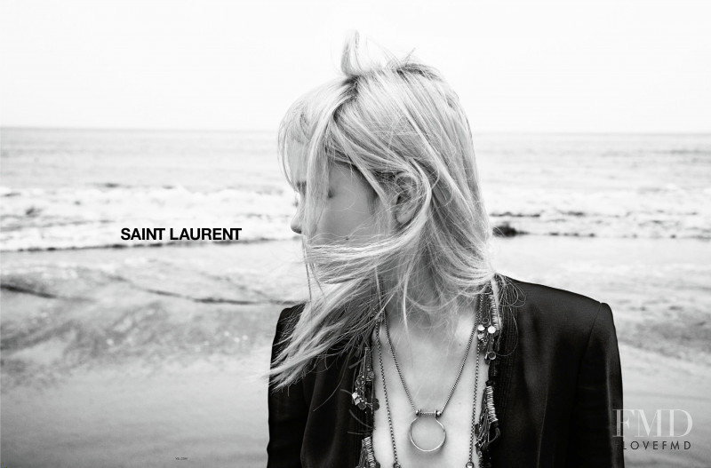 Vilma Sjöberg featured in  the Saint Laurent advertisement for Spring/Summer 2020