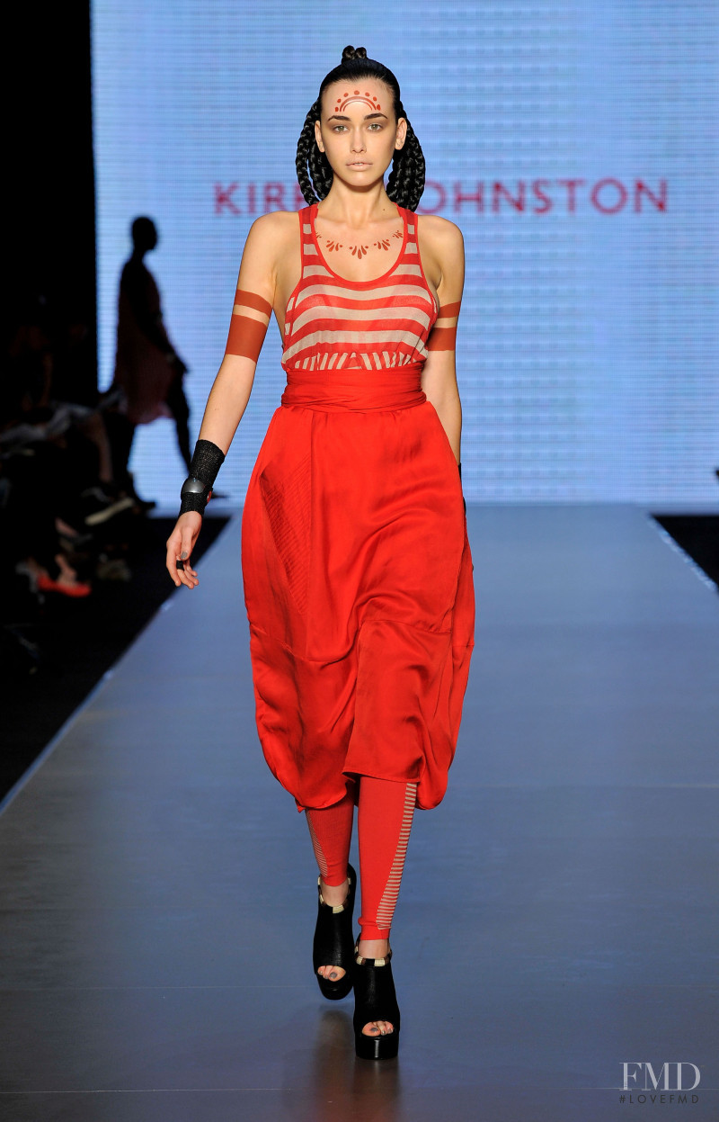 Sarah Stephens featured in  the Kirrily Johnston fashion show for Spring/Summer 2010
