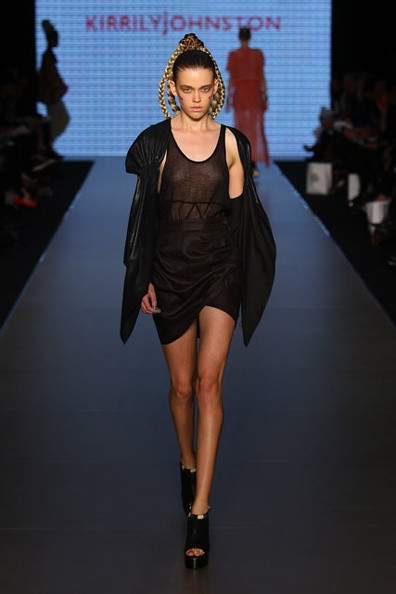 Victoria Lee featured in  the Kirrily Johnston fashion show for Spring/Summer 2010
