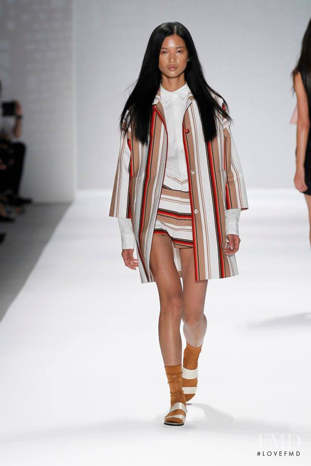 Karmay Ngai featured in  the Vivienne Tam fashion show for Spring/Summer 2014