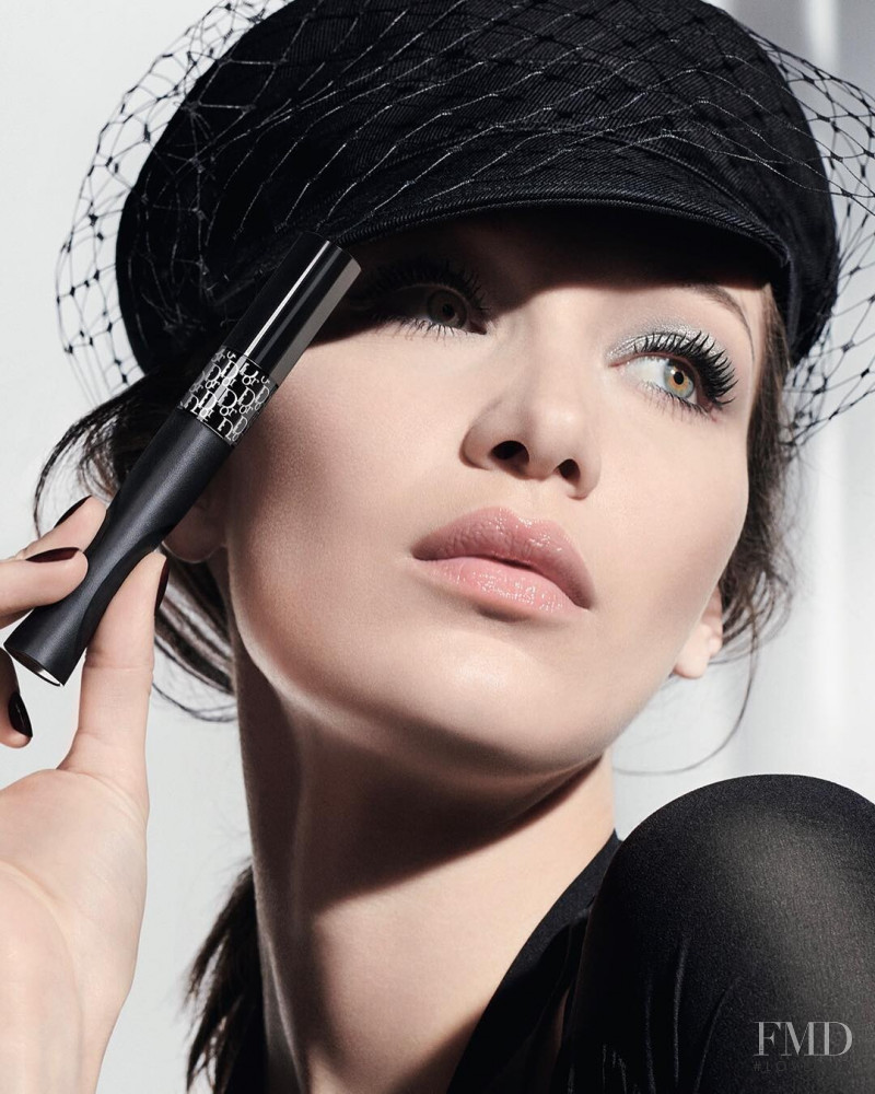 Bella Hadid featured in  the Dior Beauty Dior Capture Youth advertisement for Spring/Summer 2019