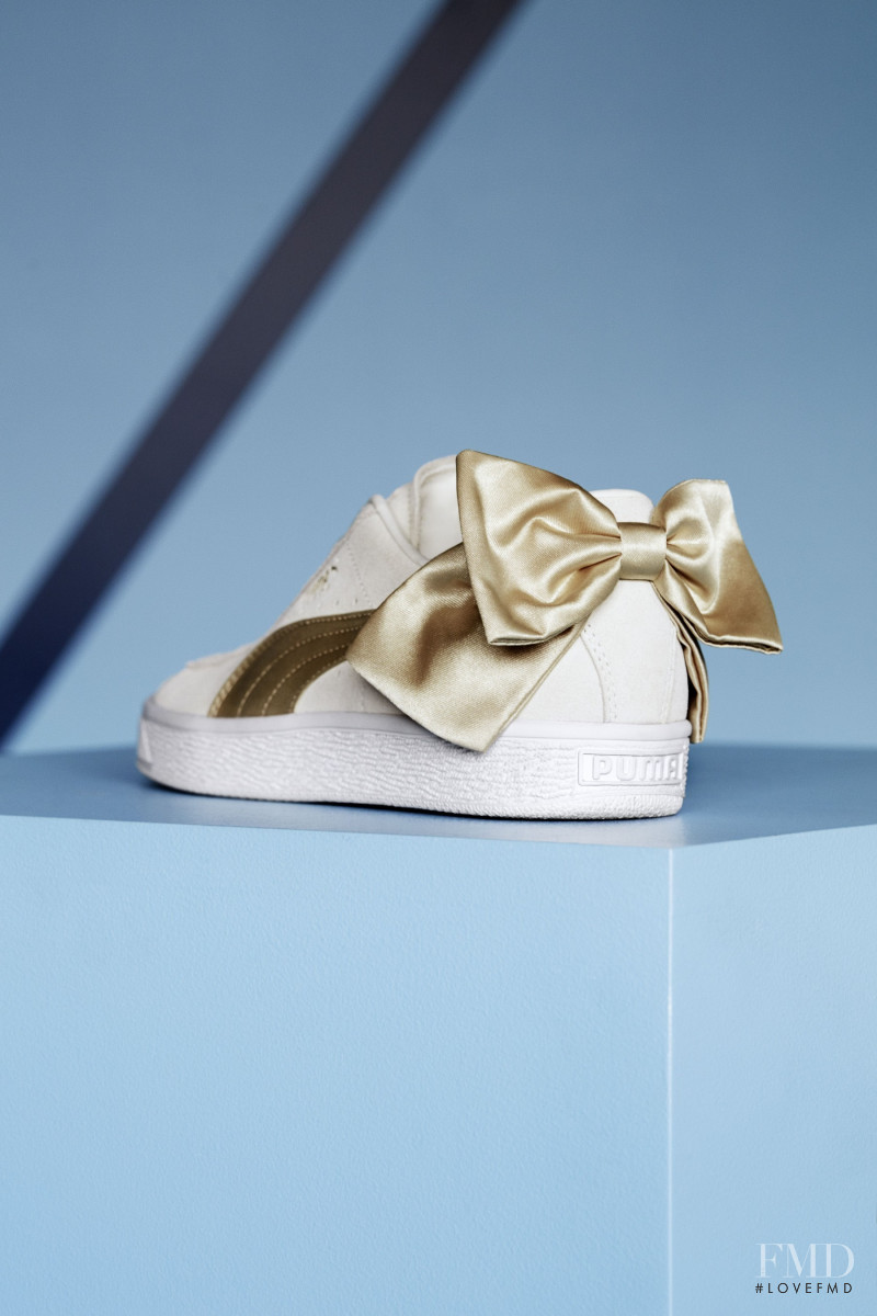 PUMA Suede Bow Varsity Trainer  advertisement for Autumn/Winter 2018