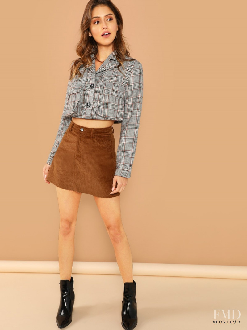 Jehane-Marie Gigi Paris featured in  the Shein catalogue for Autumn/Winter 2018