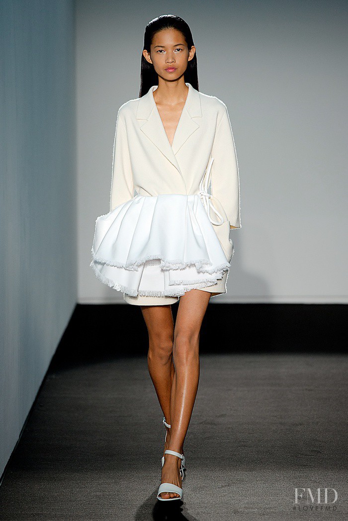 Karmay Ngai featured in  the Allude fashion show for Spring/Summer 2014